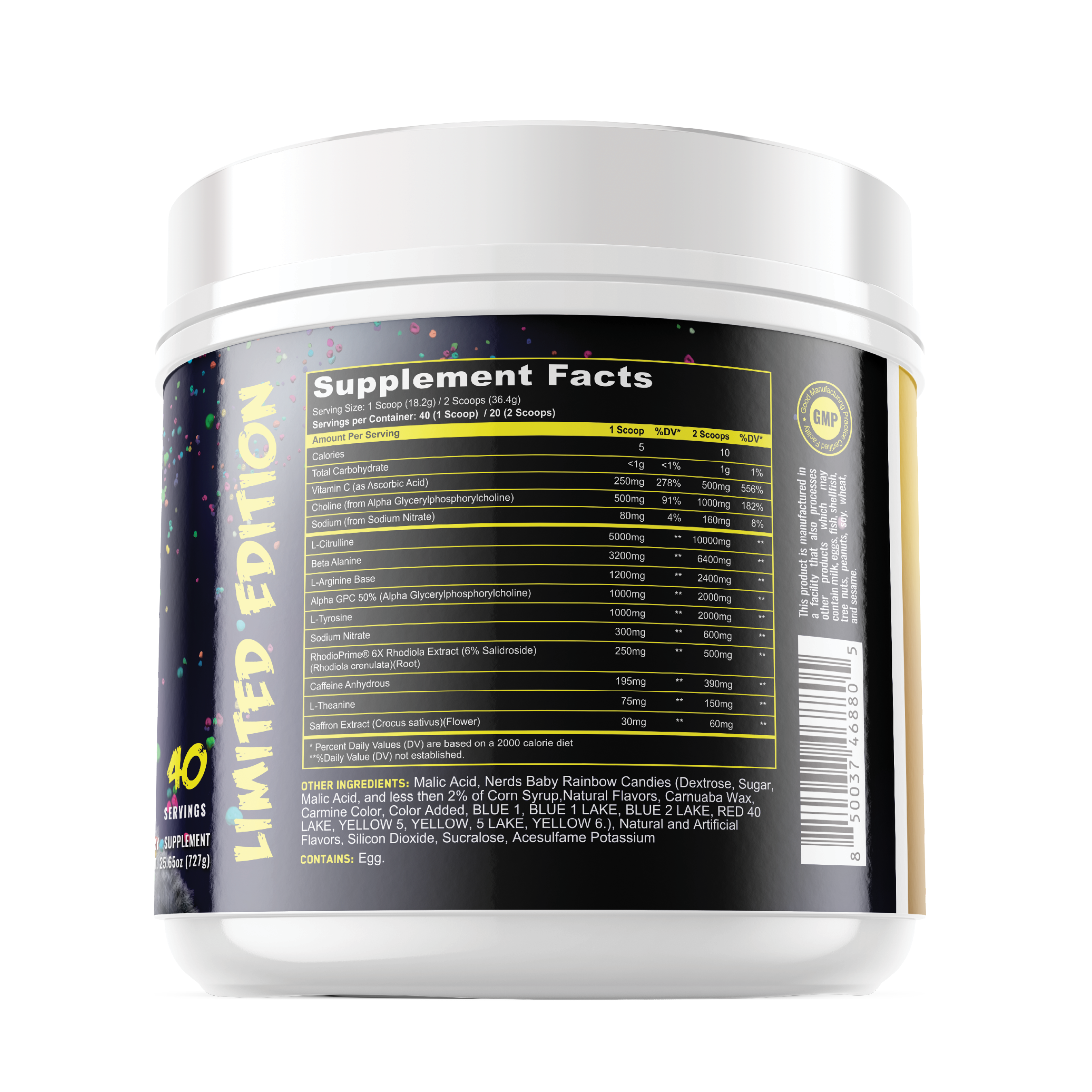 ALTER EGO Pre-Workout High Stim Focus & Performance formula