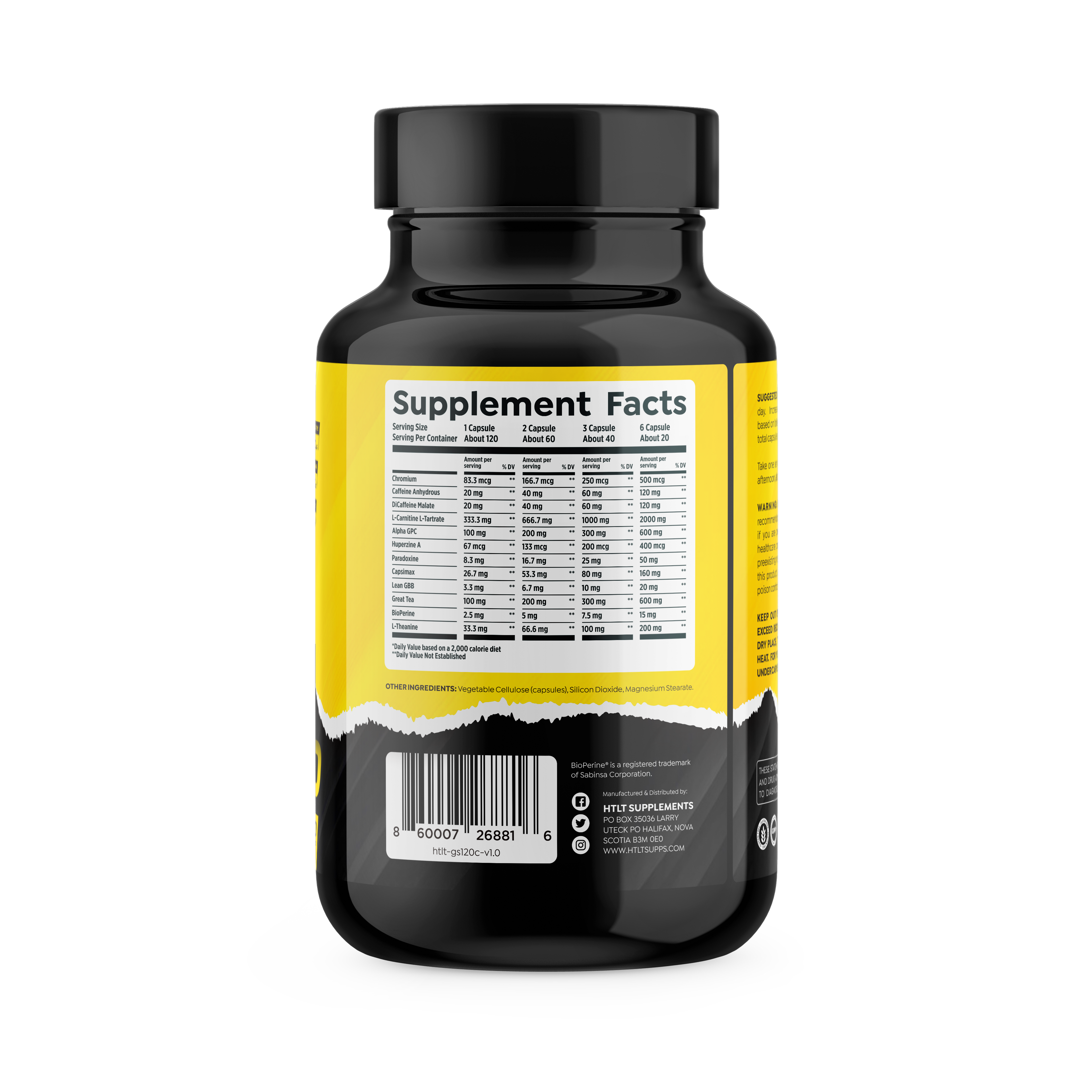 HTLT G-Shred Thermogenic Formula