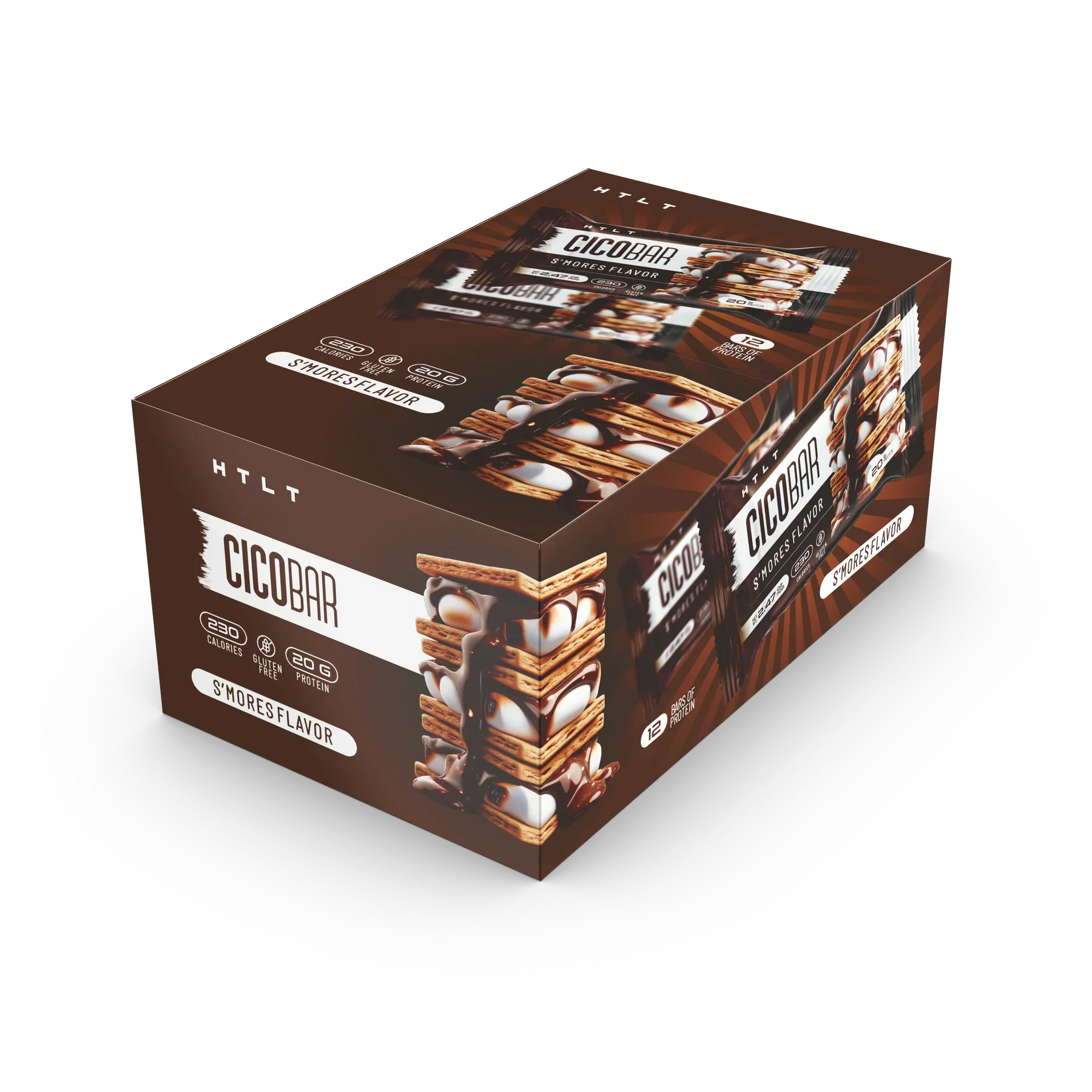 HTLT CicoBar Protein Snack Bar S'Mores x 12
