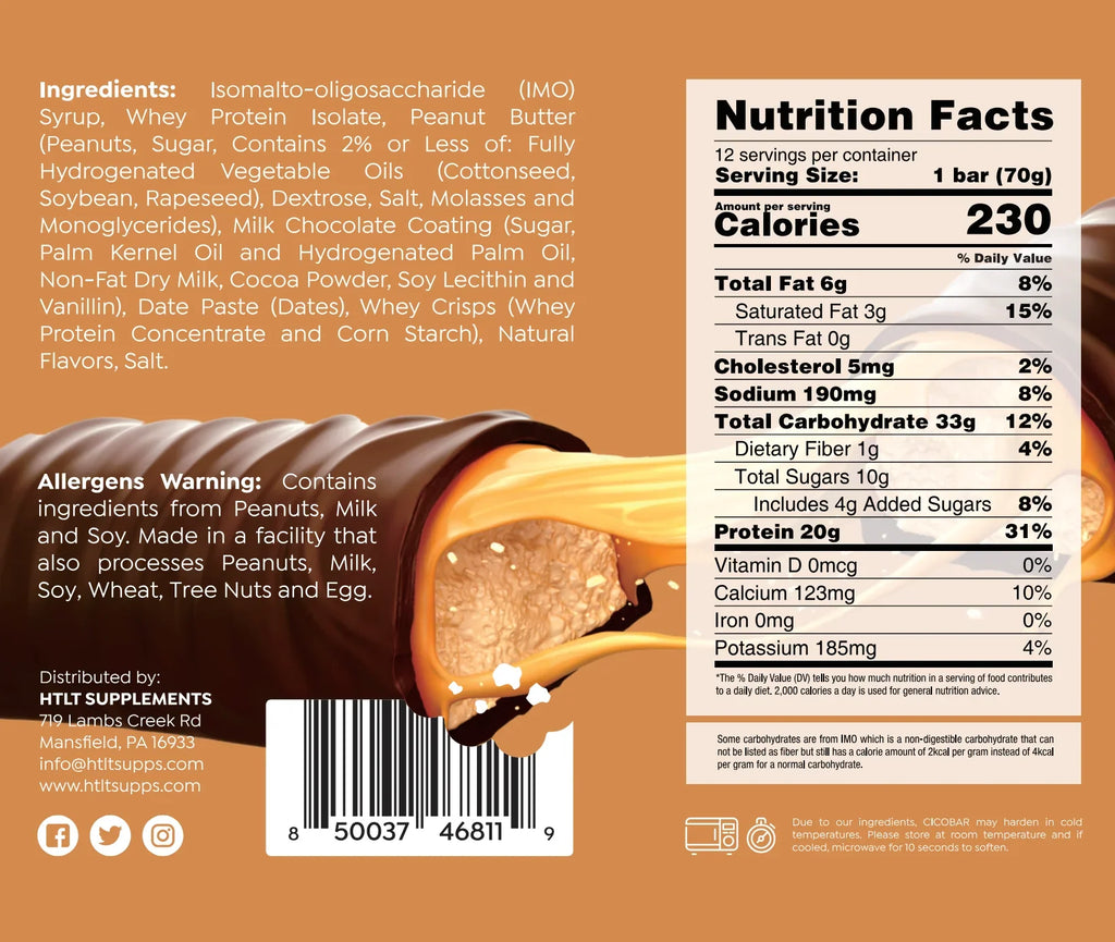 HTLT CicoBar Protein Snack Milky Crisp